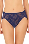 Natori Bliss Allure Lace French Cut Panties In Indigo