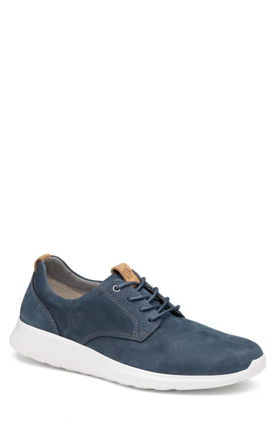 Johnston & Murphy Amherst Derby Sneaker In Navy Nubuck