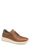 Johnston & Murphy Amherst Derby Sneaker In Tan Full Grain