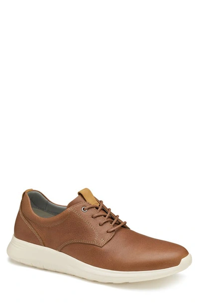 Johnston & Murphy Amherst Derby Sneaker In Tan Full Grain