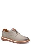Johnston & Murphy Braydon Plain Toe Derby In Gray Oiled Nubuck