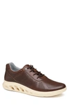 Johnston & Murphy Braydon Plain Toe Derby In Brown Full Grain