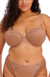 Elomi Charley Full Figure Underwire Convertible Plunge Bra In Cinnamon