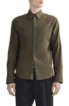 Rag & Bone Fit 2 Tomlin Cotton Button-down Shirt In Green
