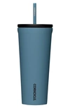 Corkcicle 24-ounce Insulated Cup With Straw In Storm