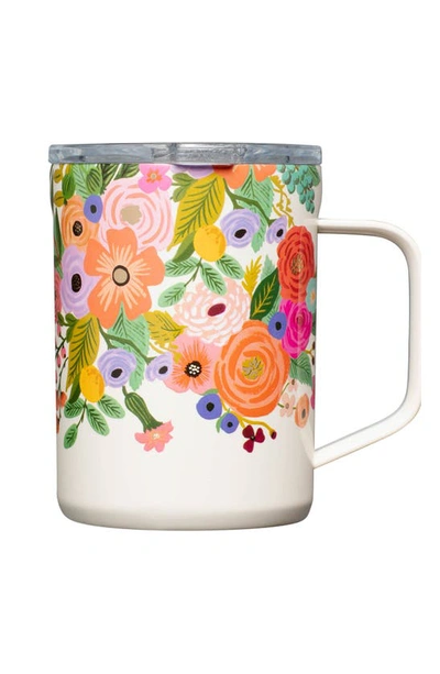 Corkcicle Stay-warm Coffee Mug In Garden Party Cream