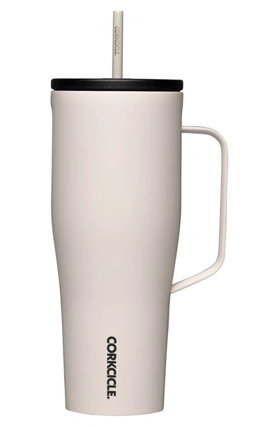 Corkcicle 30-ounce Insulated Cup With Straw In Latte