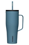 Corkcicle 30-ounce Insulated Cup With Straw In Storm