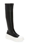 Azalea Wang Lois Knee High Platform Boot In Black