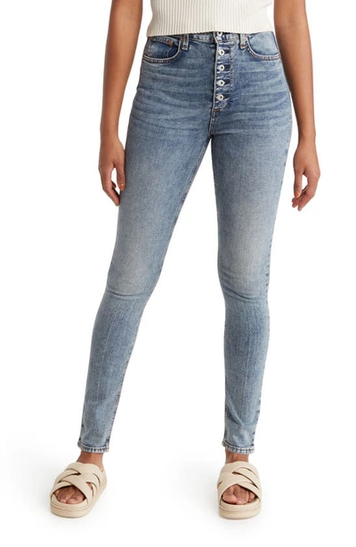 Rag & Bone Nina Farrow High-rise Skinny Jean In Blue