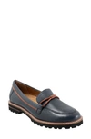 Trotters Fiora Loafer In Navy