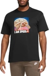 Nike Max90 I Am Speed Graphic T-shirt In Black