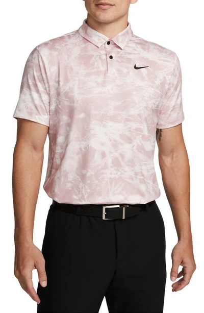 Nike Dri-fit Tour Performance Golf Polo In Pink