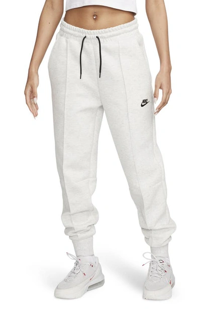 Nike Women's  Sportswear Tech Fleece Mid-rise Jogger Pants In Grey