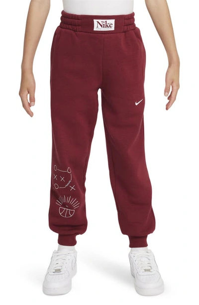 Nike Culture Of Basketball Big Kids' Basketball Loose Pants In Red
