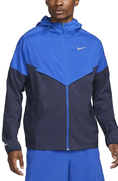 Nike Men's Windrunner Repel Running Jacket In Blue