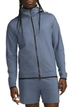 Nike Men's  Sportswear Tech Fleece Lightweight Full-zip Hoodie Sweatshirt In Blue