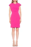 Alexia Admor Daisy Body-con Minidress In Hot Pink
