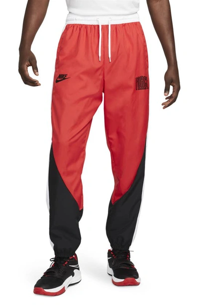 Nike Men's Starting 5 Basketball Pants In Red