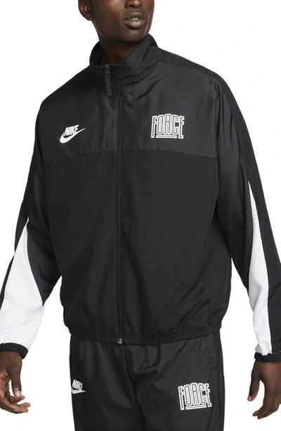 Nike Men's Starting 5 Basketball Jacket In Black