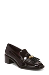 Franco Sarto Donna Block Heel Tassel Loafer In Black