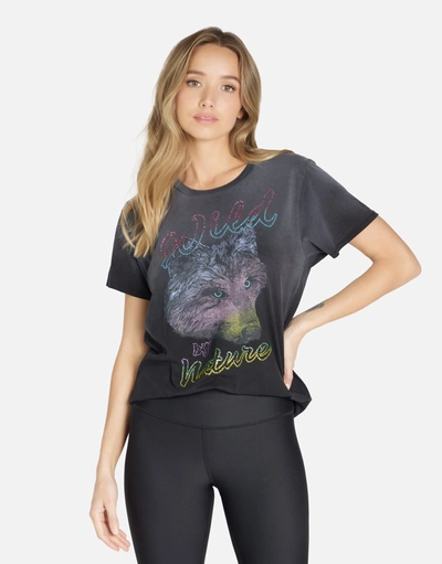 Lauren Moshi Wolf Wild Wolf In Jet Black Ombre