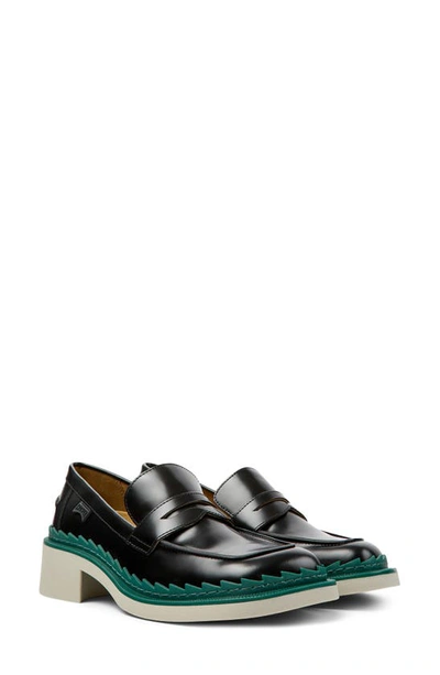 Camper Taylor 45mm Leather Loafers In Black_black