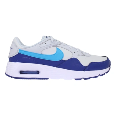 Nike Men's Air Max Sc Shoes In Pure Platinum/ Blue/ White