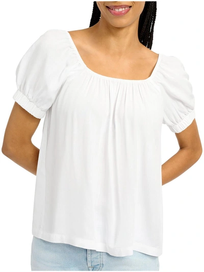 Splendid Womens Casual Doll Pullover Top In White