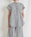 APIECE APART Pia Sleeveless Tunic In Espana Stripe