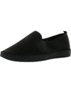 Easy Street Fresh Womens Faux Leather Perforated Loafers In Black
