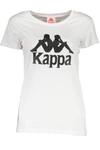 KAPPA KAPPA WHITE COTTON TOPS &AMP; WOMEN'S T-SHIRT