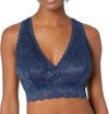 Cosabella Never Say Never Curvy Racerback Bralette In Blue