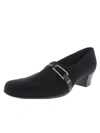 Munro Cindi Womens Stacked Slip On Pumps In Black