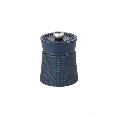 Peugeot Bali Fonte Cast Iron Pepper Mill, 8cm/3 In, In Blue