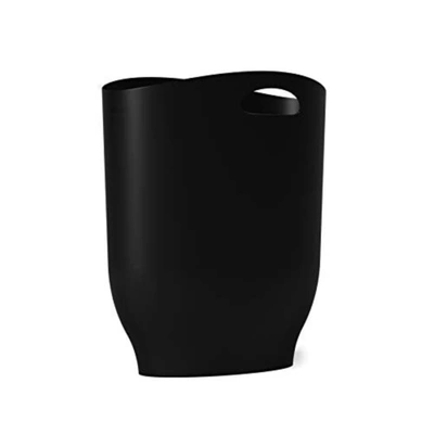 Umbra Harlo, 2.4 Gallon, Black Sleek & Stylish Bathroom Trash Can