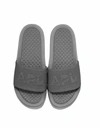 Apl Athletic Propulsion Labs Men's Big Logo Techloom Slide In Cosmic Grey In Multi