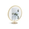 Umbra Infinity Picture Frame, Floating Photo Display For Desk Or Wall, 5x7, Brass In Gold