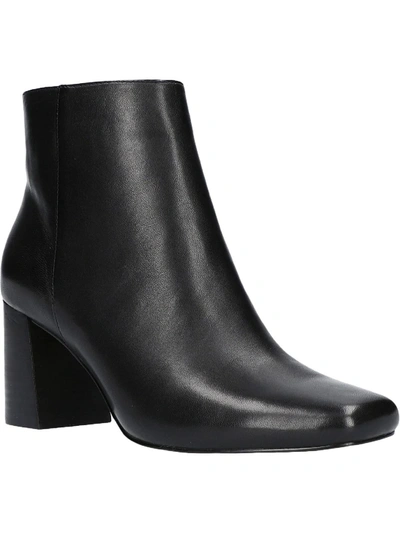 BELLA VITA WILMA WOMENS LEATHER SQUARE TOE ANKLE BOOTS