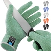 Zulay Kitchen Cut Resistant Gloves Food Grade Level 5 Protection In Green