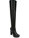 Bar Iii Giana Womens Faux Leather Tall Over-the-knee Boots In Black