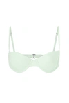 Anemos The Balconette Underwire Bikini Top In Celadon