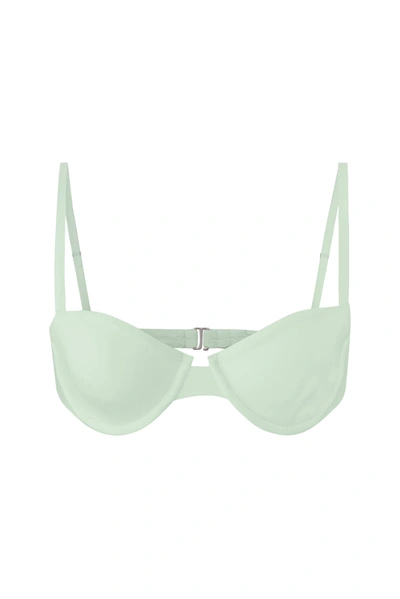 Anemos The Brigitte Underwire Bikini Top In Celadon