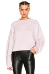 PROTAGONIST PROTAGONIST CROPPED ROLLNECK SWEATER IN PURPLE,PF17K007299