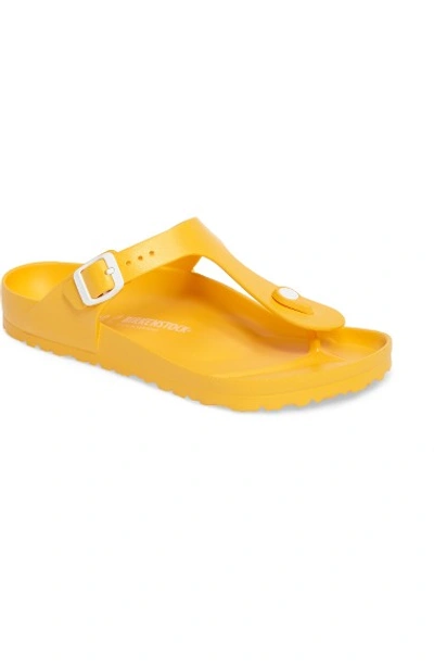 Birkenstock Gizeh Flip In Yellow