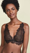 ANINE BING DELICATE LACE BRA BLACK,ANINE30149