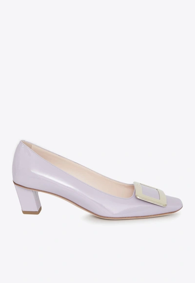 Roger Vivier Decolletté Belle Vivier Pumps 45 In Lilac