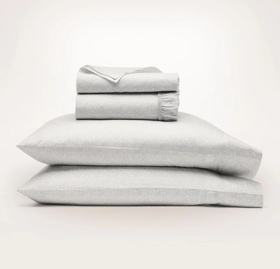 Boll & Branch Organic Signature Cotton Bloom Sheet Set In Mist Cotton Bloom