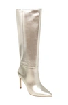 Charles David Rumors Pointed Toe Knee High Boot In Gold