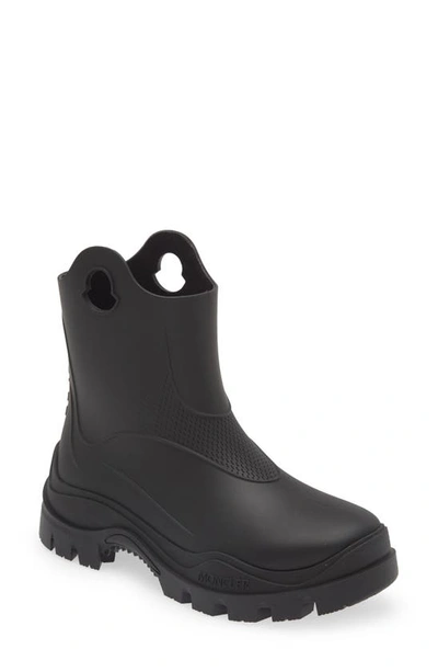 Moncler 32毫米misty橡胶雨靴 In Black